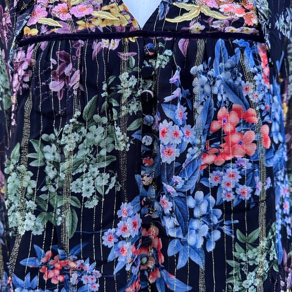 Anthropologie Vineet Bahl - Vivienne Embroidered Blouse - Picture 4 of 11